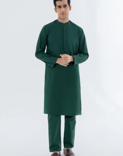 Green Kurta Trouser For EID