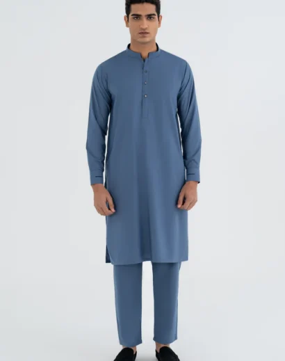 Blue Kurta Trouser For Eid