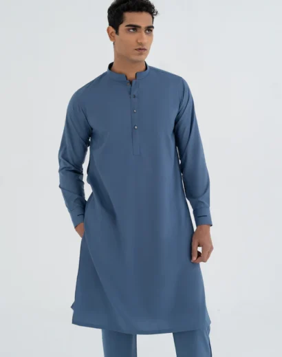 Blue Kurta Trouser For Eid