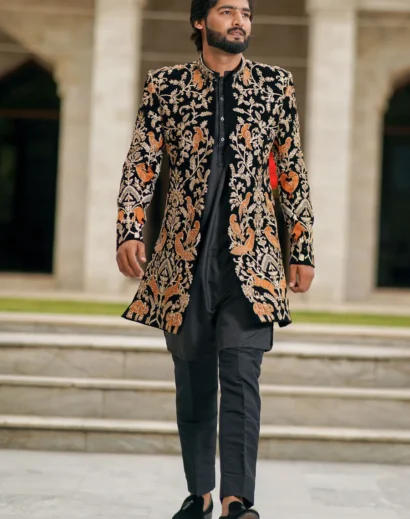 Black Sherwani